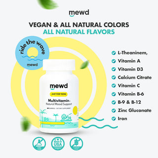 MEWD Teen and Kids Daily Multivitamin Gummies